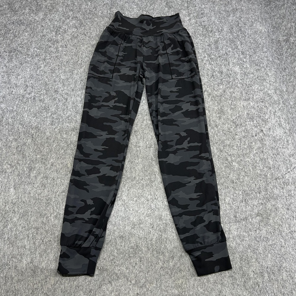 Athleta Pants Womens XST Black Camo Salutation Jogger Tall Yoga Gym Workout